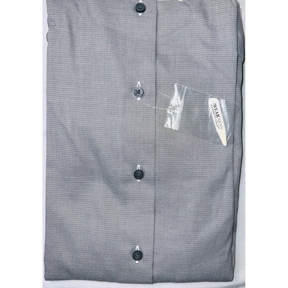 Kenneth Cole Awareness Mens Dress Shirt 22 34/35 Gray 65%Poly 35%Rayon Button-Up - Picture 2 of 2